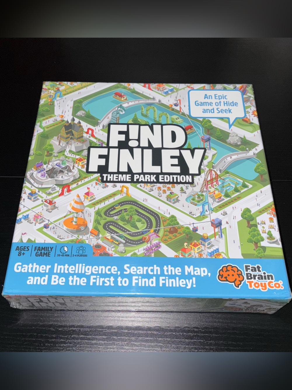 Find Finley Theme Park Edition Board Game - New Sealed